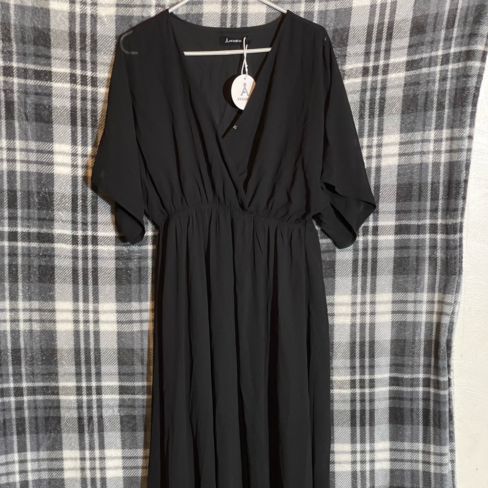 Chic Black Long Sleeve Dress
